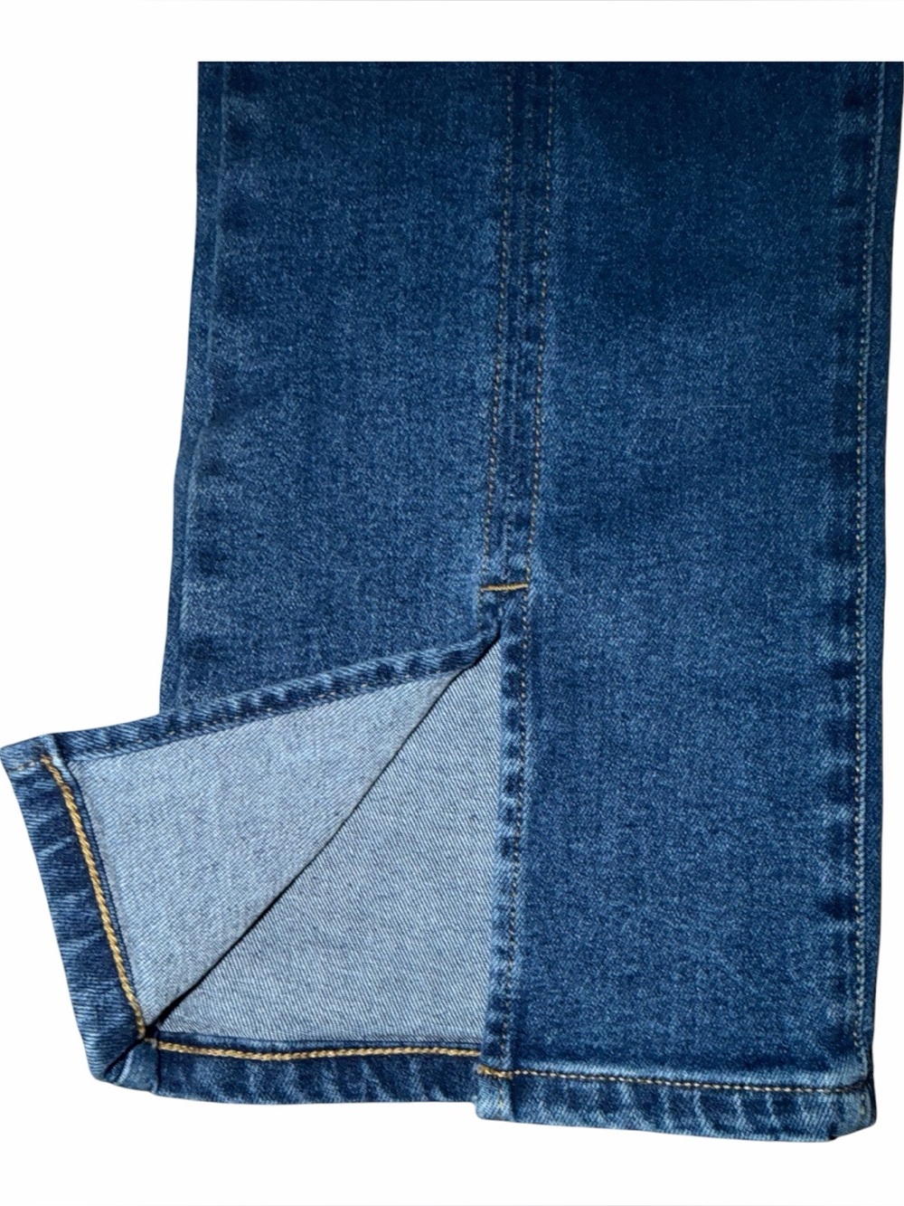 Michael Kors Straight Leg Cropped Jeans High Rise Pin Tuck Seams Women’s Size 8 - Picture 3 of 8